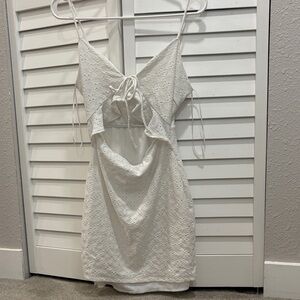 Lovely Day White Eyelet Sundress